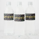 Search for new years water bottle labels Happy new year