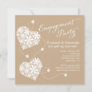 Search for tan square invitations Hearts