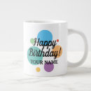Search for happy birthday celebration mugs Cheerful