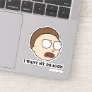 Search for i swim stickers Rick and morty
