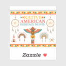 Search for native american tribes stickers Headdress