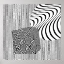 Search for black white geometric posters Psychedelic