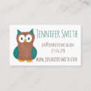 Search for wise business cards Owl