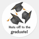 Search for cap and tassel stickers Black