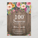 Search for surprise 100th birthday invitations Adult birthday party