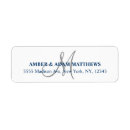 Search for gray blue return address labels Bride