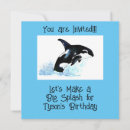 Search for pool party save the dates Blue