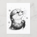 Search for winter white postcards Cute