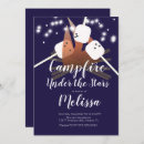 Search for marshmallow invitations Camping