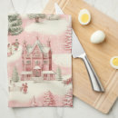 Search for pink christmas tea towels Girly