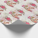 Search for victorian christmas wrapping paper Poinsettia