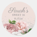 Search for blush and silver stickers Girly