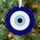 Search for evil eye christmas tree decorations Greek