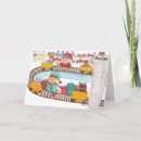 Search for toy train christmas cards Santa's workshop