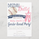 Search for baseball gender reveal invitations Baby