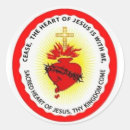 Search for sacred heart jesus stickers God