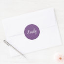 Search for plum purple stickers Script