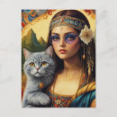 Search for mona lisa postcards Cat