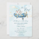 Search for airplane baby boy shower invitations For kids