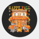 Search for happy autumn stickers Cat