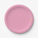 Search for pink gingham plates Baby