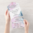 Search for teal and pink wedding invitations Modern