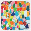 Search for mosaic tiles pattern stickers Colourful