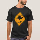 Search for kangaroo sign tshirts Crossing