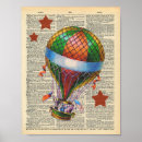 Search for vintage hot air balloon posters Cute