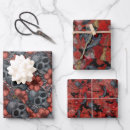 Search for scary wrapping paper Red