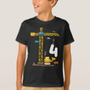Search for 4th birthday kids tshirts Excavator