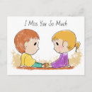 Search for missing you horizontal postcards Kids
