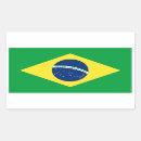 Search for brasil rectangle stickers Design