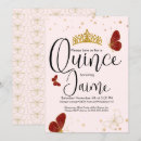 Search for red butterfly invitations Sweet 15