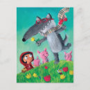 Search for bad wolf postcards Red riding hood