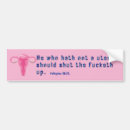 Search for wade bumper stickers Feminist
