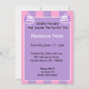 Search for double the fun invitations Girls