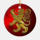 Search for lion christmas tree decorations Red