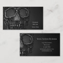 Search for tattoo business cards Skull