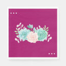 Search for pastel floral napkins Pink