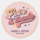 Search for retro bridal shower stickers Simple