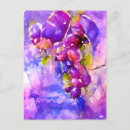 Search for purple grapes postcards Wine