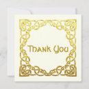 Search for celtic thank you cards Gold
