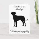 Search for dog death cards Condolences