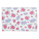 Search for pink roses pillowcases White