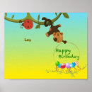 Search for happy monkey posters Birthday