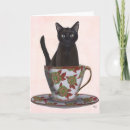 Search for black felines cards Cute cats