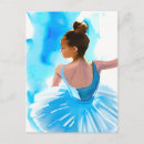 Search for dancer postcards Watercolor