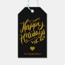 Search for black and gold gift tags Calligraphy