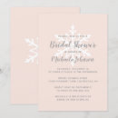 Search for snowflakes bridal shower invitations Pink